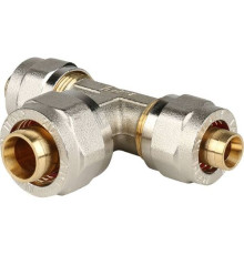  Тройник редукционный 16х20х16 для металлопластиковых труб винтовой