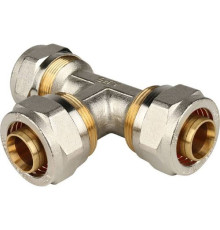  Тройник равнопроходный 26х26х26 для металлопластиковых труб винтовой