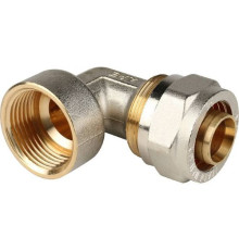 Угольник переходник с внутренней резьбой 26х1"  для металлопластиковых труб винтовой