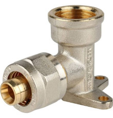  Угольник настенный с креплением 1/2 х16 для металлопластиковых труб винтовой