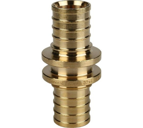  Муфта соединительная равнопроходная 32х32 для труб из сшитого полиэтилена аксиальный 