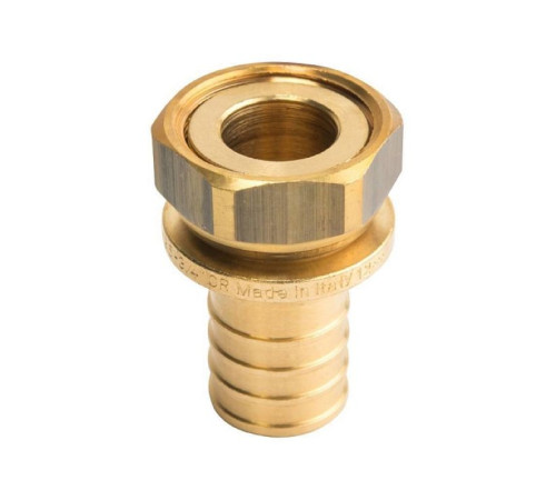  Переходник с накидной гайкой 20xG 1/2 для труб из сшитого полиэтилена аксиальный 