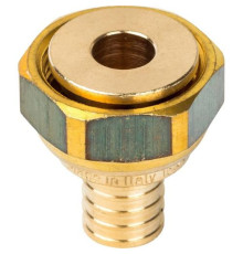  Переходник с накидной гайкой 16xG 3/4 для труб из сшитого полиэтилена аксиальный 