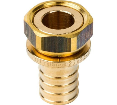  Переходник с накидной гайкой 25xG 3/4 для труб из сшитого полиэтилена аксиальный 