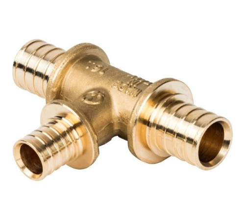  Тройник переходной 20x16x20 для труб из сшитого полиэтилена аксиальный 