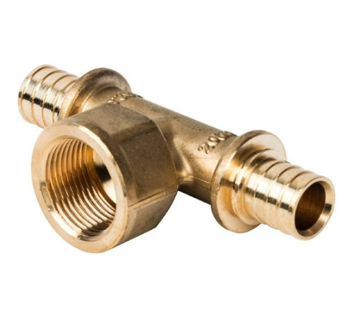  Тройник 20x3/4"x20 с внутренней резьбой для труб из сшитого полиэтилена аксиальный 