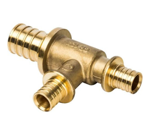  Тройник переходной 25x16x16 для труб из сшитого полиэтилена аксиальный 