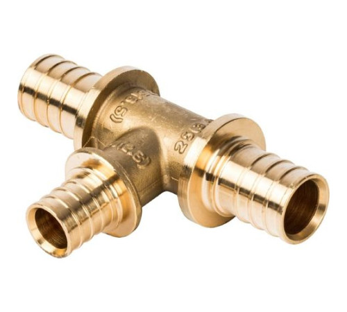  Тройник переходной 25x20x25 для труб из сшитого полиэтилена аксиальный 