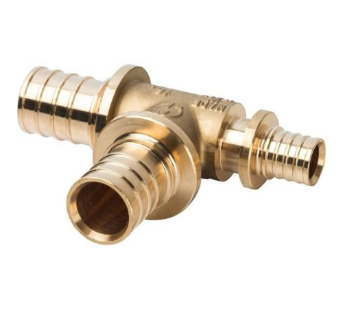  Тройник переходной 25x25x16 для труб из сшитого полиэтилена аксиальный 