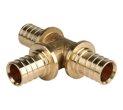  Тройник равнопроходный 25x25x25 для труб из сшитого полиэтилена аксиальный 