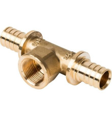  Тройник 25x3/4"x25 с внутренней резьбой для труб из сшитого полиэтилена аксиальный 