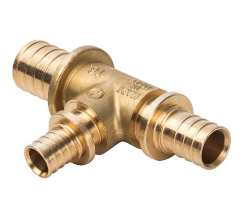  Тройник переходной 32x20x25 для труб из сшитого полиэтилена аксиальный 