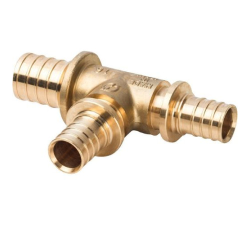  Тройник переходной 32x25x25 для труб из сшитого полиэтилена аксиальный 