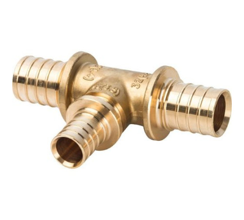  Тройник переходной 32x25x32 для труб из сшитого полиэтилена аксиальный 