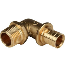 Угольник-переходник с наружной резьбой 20xR 1/2 для труб из сшитого полиэтилена аксиальный 