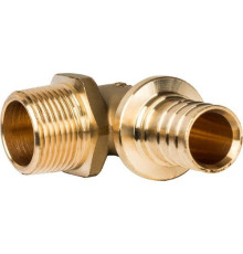 Угольник-переходник с наружной резьбой 25xR 3/4 для труб из сшитого полиэтилена аксиальный 