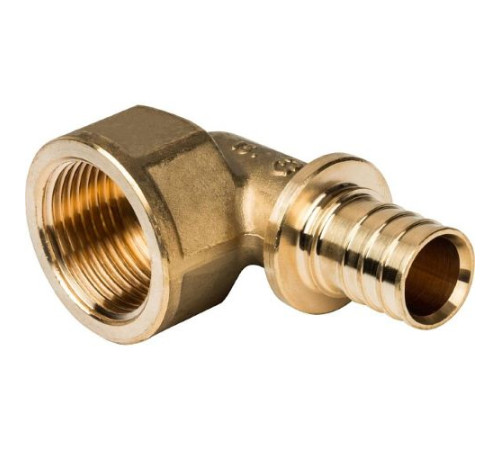  Угольник-переходник с внутренней резьбой 25xG 3/4 для труб из сшитого полиэтилена аксиальный 