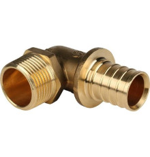 Угольник-переходник с наружной резьбой 32xR 1 для труб из сшитого полиэтилена аксиальный 