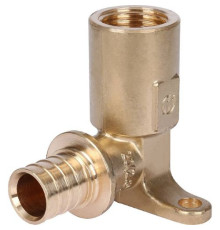  Угольник настенный с креплением 16xRp 1/2  удлиненный, для труб из сшитого полиэтилена аксиальный. 