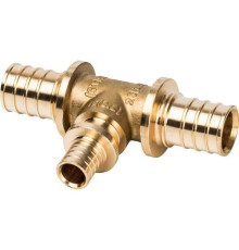  Тройник переходной 25x16x25 для труб из сшитого полиэтилена аксиальный 