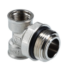 Тройник коллекторный с вращающимся штуцером 1"х1/2"х1/2"