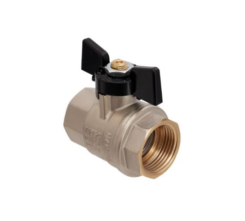 Кран шаровой внутренняя внутренняя резьба рукоятка бабочка 3/4"                                                                                                                                          