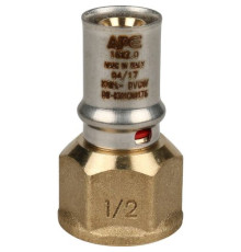  Переходник с внутренней резьбой 16х1/2" под пресс для металлопластиковых труб  