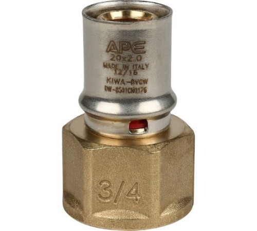  Переходник с внутренней резьбой 20х3/4" под пресс для металлопластиковых труб  