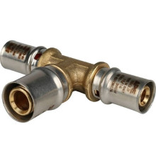 Тройник редукционный 16х20х16 под пресс для металлопластиковых труб  