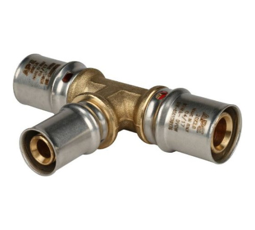 Тройник редукционный 20х16х20 под пресс для металлопластиковых труб  