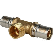 Тройник переходной с наружной резьбой 20х3/4"х20 под пресс для металлопластиковых труб  