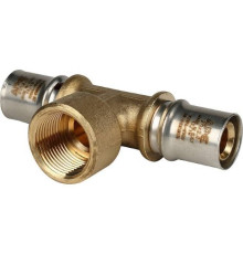 Тройник переходной с внутренней резьбой 20х3/4"х20 под пресс для металлопластиковых труб  