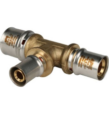 Тройник редукционный 26х16х20 под пресс для металлопластиковых труб  