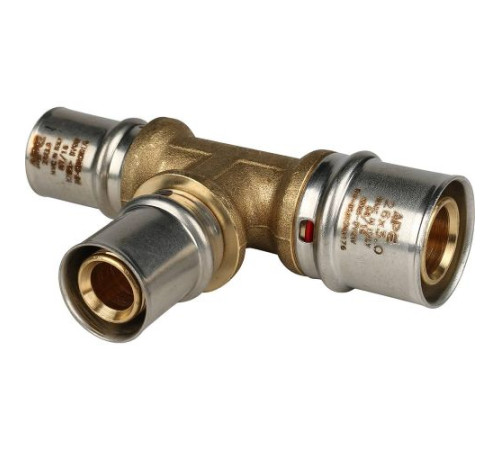 Тройник редукционный 26х26х20 под пресс для металлопластиковых труб  