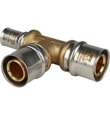 Тройник редукционный 26х26х16 под пресс для металлопластиковых труб  