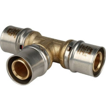 Тройник равнопроходной 26х26х26 под пресс для металлопластиковых труб  