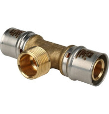 Тройник переходной с наружной резьбой 26х3/4"х26 под пресс для металлопластиковых труб  