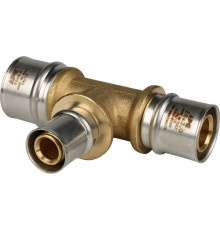 Тройник редукционный 32х20х26 под пресс для металлопластиковых труб  