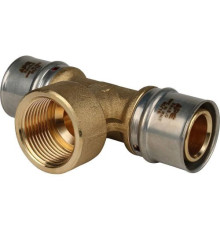 Тройник переходной с внутренней резьбой 32х1"х32 под пресс для металлопластиковых труб  