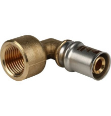 Угол переходной с внутренней резьбой 16х1/2" под пресс для металлопластиковых труб  