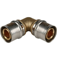 Угол равнопроходной 26х26 90 гр. под пресс для металлопластиковых труб  