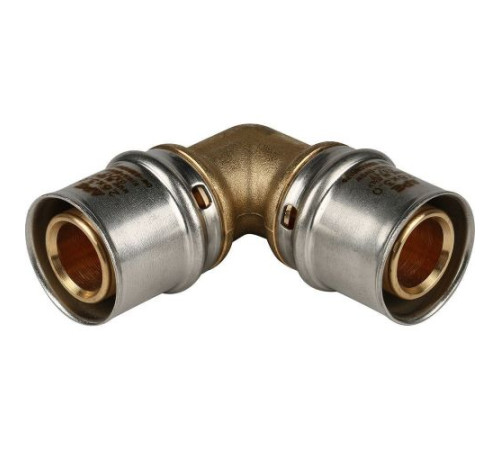 Угол равнопроходной 26х26 90 гр. под пресс для металлопластиковых труб  