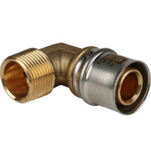 Угол переходной с наружной резьбой 26х1" под пресс для металлопластиковых труб  