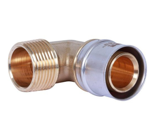 Угол переходной с наружной резьбой 32х1" под пресс для металлопластиковых труб  