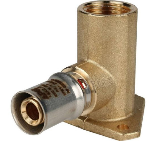 Угол настенный с креплением внутренняя резьба удлиненный16х1/2" под пресс для металлопластиковых труб  