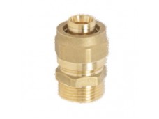  Переходник с наружной резьбой 1/2 х16 для металлопластиковых труб винтовой