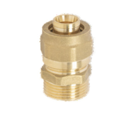  Переходник с наружной резьбой 1/2 х16 для металлопластиковых труб винтовой