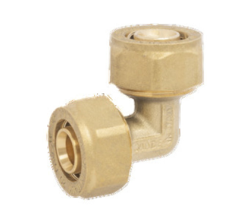  Угольник  90° 16х16 для металлопластиковых труб винтовой