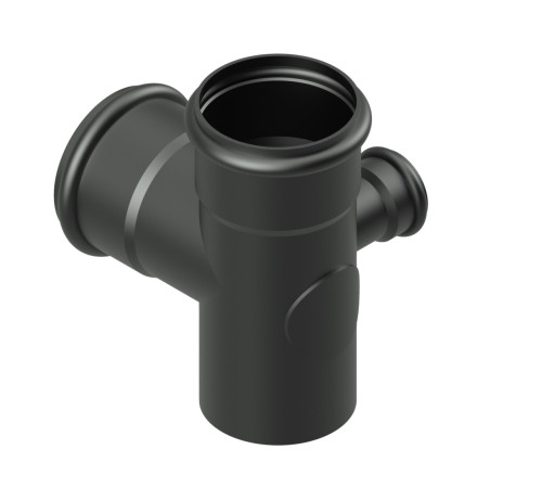 Крестовина двухплоскостная левая Ø 108х108х48  90 гр.