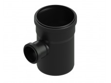  Тройник  черный Ø108х48 90